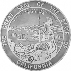 Hình ảnh con dấu lớn của bang California.